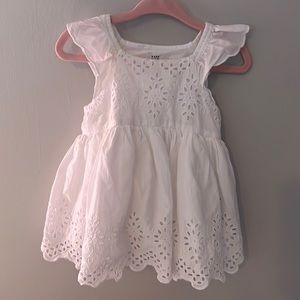 Baby gap white dress 3-6 months